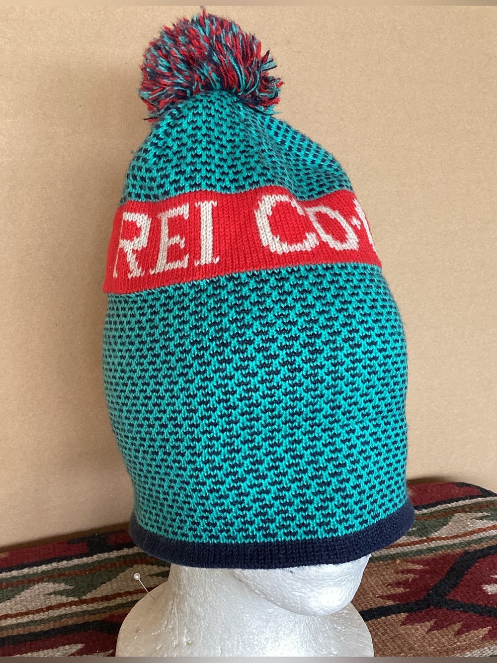 REI co-op knit beanie hat youth size 7-14Y